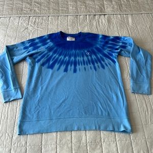 Champion Tie Dye Crewneck Sweatshirt